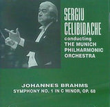 ブラームス 交響曲第1番チェリビダッケ指揮ミュンヘン・フィル SERGIU CELIBIDACHE conducting THE MUNICH PHILHARMONIC ORCHESTRA JOHANNES BRAHMS SYMPHONY NO. 1 IN C MINOR OP. 68