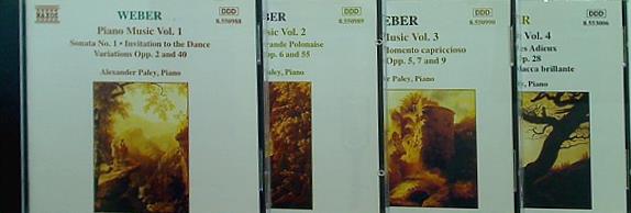 Weber Piano music