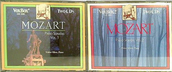 MOZART Piano Sonatas Walter Klien