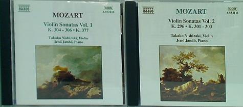 モーツァルト ヴァイオリン・ソナタ集 西崎 崇子