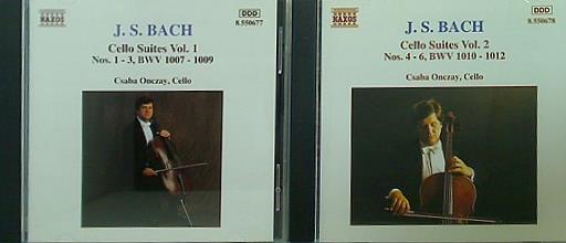 J.S. バッハ 無伴奏チェロ組曲 チャバ・オンツァイ