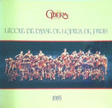 パンフレット L'ECOLE DE DANSE DE L'OPERA DE PARIS 1985 パリ・オペラ座バレエ団