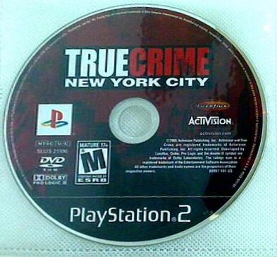 トゥルー・クライム ニューヨークシティ PS2 TRUE CRIME NEW YORK CITY