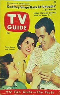 TV GUIDE COMPLETE PROGRAM LISTINGS 1954年 8月号