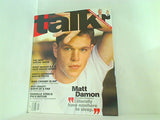 talk 2000年12月-2001年1月 VOLUME 2 NUMBER 4 Matt Damon