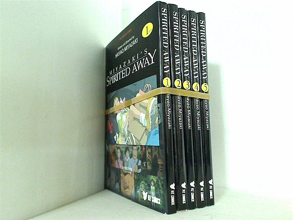 Spirited Away Miyazaki Hayao 千と千尋の神隠し フィルムコミック １巻-５巻。