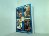 4 DVD MOVIE ACTION FILMS ON 2 DISCS Red Surf Corrupt Riot Justice
