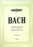 楽譜・スコア SONATEN UND PARTITEN VIOLINE SOLO J.S.BACH バッハ 無伴奏ヴァイオリンのためのソナタとパルティータ ペータース版