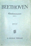 楽譜・スコア Klaviersonaten 1 Beethoven ベートーヴェン: ピアノ・ソナタ集 第1巻 ヘンレ版