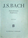 楽譜・スコア Inventionen und Sinfonien J.S.BACH バッハ インヴェンションとシンフォニア ヘンレ版 原典版