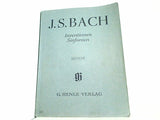 楽譜・スコア Inventionen und Sinfonien J.S.BACH バッハ インヴェンションとシンフォニア ヘンレ版 原典版