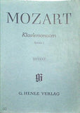 楽譜・スコア Klaviersonaten 1 Mozart モーツァルト ピアノソナタ 1 ヘンレ版 原典版