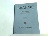 楽譜・スコア ViolinSonaten BRAHMS ブラームス ヴァイオリン・ソナタ集 ヘンレ版 原典版