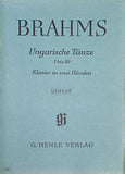 楽譜・スコア Ungarische Tanze BRAHMS ブラームス ハンガリー舞曲集 ヘンレ版 原典版