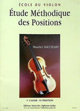 楽譜・スコア Etude Methodique des Positions ヴァイオリン オーシャール ポジションの練習