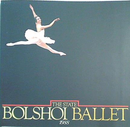 大型本 パンフレット THE STATE BOLSHOI BALLET 1988 – AOBADO 