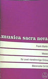 楽譜・スコア musica sacra nova Frank Martin  SATB