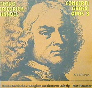 HANDEL・CONCERTI GROSSI OP.3 POMMER ヘンデル 合奏協奏曲