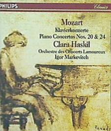 モーツァルト ピアノ協奏曲第20番,第24番 ハスキル