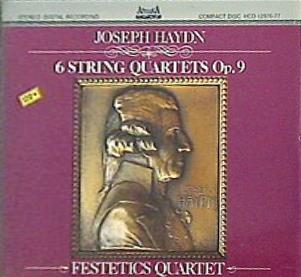 HAYDN 6 STRING QUARTETS OP.9 ハイドン 弦楽四重奏曲集 作品9