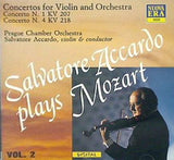 Mozart: Violin Concertos No.1 K.207 ＆ No. 4 K.218 Accardo/Prague Chamber Orchestra モーツァルト：ヴァイオリン協奏曲 アカルド プラハ室内管弦楽団
