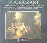 モーツァルト：ディヴェルティメント集 K. 166 186 K. Anh 226