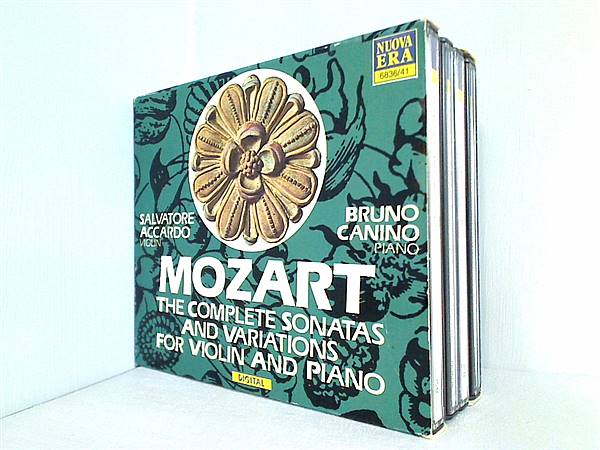 SALVATORE ACCARD,BRUNO CANINO MOZART：THE COMPLETE SONATAS AND VARIATIONS FOR VIOLIN AND PIANO モーツァルト バイオリンとピアノのためのソナタ集と変奏曲集 アッカルド ブルーノ・カニーノ