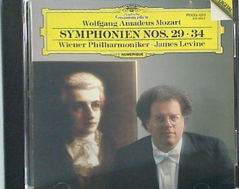 モーツァルト 交響曲 第29・34番 ジェイムズ・レヴァイン