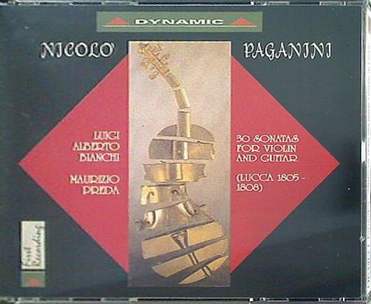 paganini Sonatas For Violin and Guitar パガニーニ：ヴァイオリンとギターのための36のソナタ集1