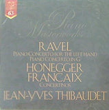 ラヴェル：ピアノ協奏曲集 オネゲル＆フランセ：コンチェルティーノ ティボーテ