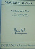 楽譜・スコア MAURICE RAVEL Gaspard de la Nuit モーリス・ラヴェル ガスパール