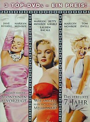 マリリン・モンロー 3 Marilyn Monroe 3 Top-DVDs EIN PREIS！