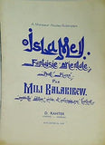 楽譜・スコア Islamey Fantaisie orientale Mily Alekseevich イスラメイ,オリエンタルファンタジー