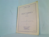 楽譜・スコア Gabriel Fauré: Nocturnes de 1 a 8 pour Piano ガブリエル・フォーレ:ピアノのための夜想曲第1番から第8番まで