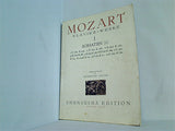 楽譜・スコア モーツァルト集1 Mozart Klavier=Werke 1 sanaten 世界音楽全集・春秋出版