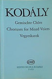 楽譜・スコア KODALY Gemischte Chore Vegyeskarok コダーイ混声合唱曲集 ムジカ・ブダペスト社