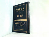 FURLA×MORE ロゴ入りモノトーントートバッグ MORE 2021年 10月号特別付録