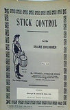 STICK CONTROL for the SNARE DRUMMER By GEORGE LA WRENCE STONE