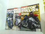 MOTOR CYCLIST 2001年 2002年 2005年 2007年 2008年 2012年 6点。2001年6月号。2002年7月号。2005年7月号。2007年7月号。2008年10月号。2012年8月号。