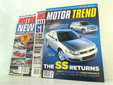 MOTOR TREND 2002年 2003年 2005年 2007年 2011年 ５点。2002年10月号。2003年11月号。2005年7月号。2007年7月号。2011年6月号。