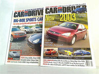 CAR AND DRIVER 2002年 2003年 2005年 2006年 2008年 2009年 ６点。2002年10月号。2003年11月号。2005年7月号。2006年8月号。2008年10月号。2009年10月号。