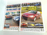 CAR AND DRIVER 2002年 2003年 2005年 2006年 2008年 2009年 ６点。2002年10月号。2003年11月号。2005年7月号。2006年8月号。2008年10月号。2009年10月号。