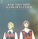 AN EXCITING LIVE TV RECORDING BY TWO OF AMERICAS FAVORITE ARTISTS JULIE AND CAROL AT LINCOLN CENTER JULIE ANDREWS AND CAROL BURNETT