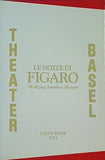 パンフレット LE NOZZE DI FIGARO THEATER BASEL JAPAN 2013