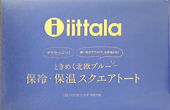 本 iittala 保冷・保温スクエアトート LEE 2023年 10月号 特別付録