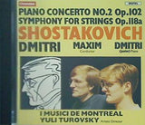 SHOSTAKOVICH PIANO CONCERTO NO.2-Shostakovich etc.