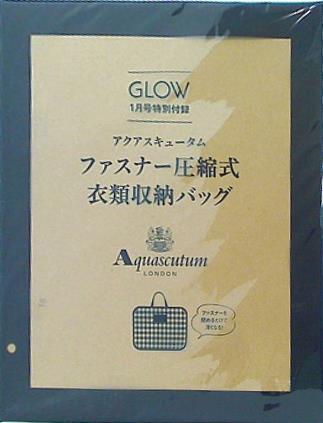 大型本 アクアスキュータム ファスナー圧縮式衣類収納バッグ GLOW 2024