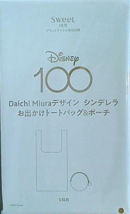本 Disney 100 Daichi Miura デザイン シンデレラ お出かけトート