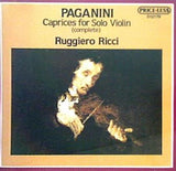 PAGANINI Caprices for Solo Violin Ruggiero Ricci